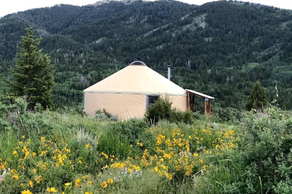 Caribou County Cabin | Amazing Yurt in Idaho for Camping Near Caribou National Forest
