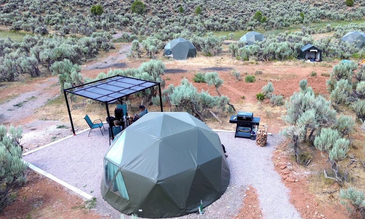 Laketown RV Rental | Dome 4 Glamping at Bear Lake