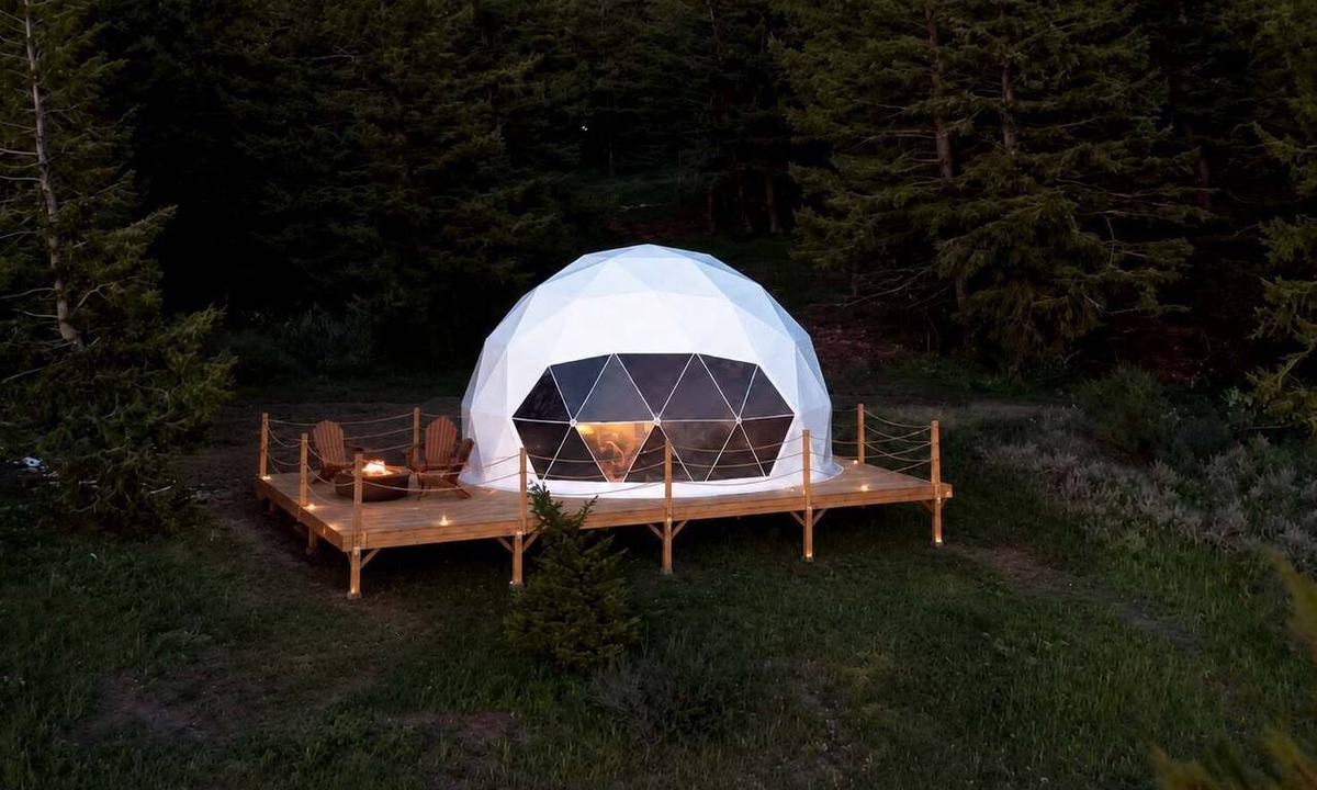 Ririe House | Kelly Canyon Geodesic Dome - Valley View