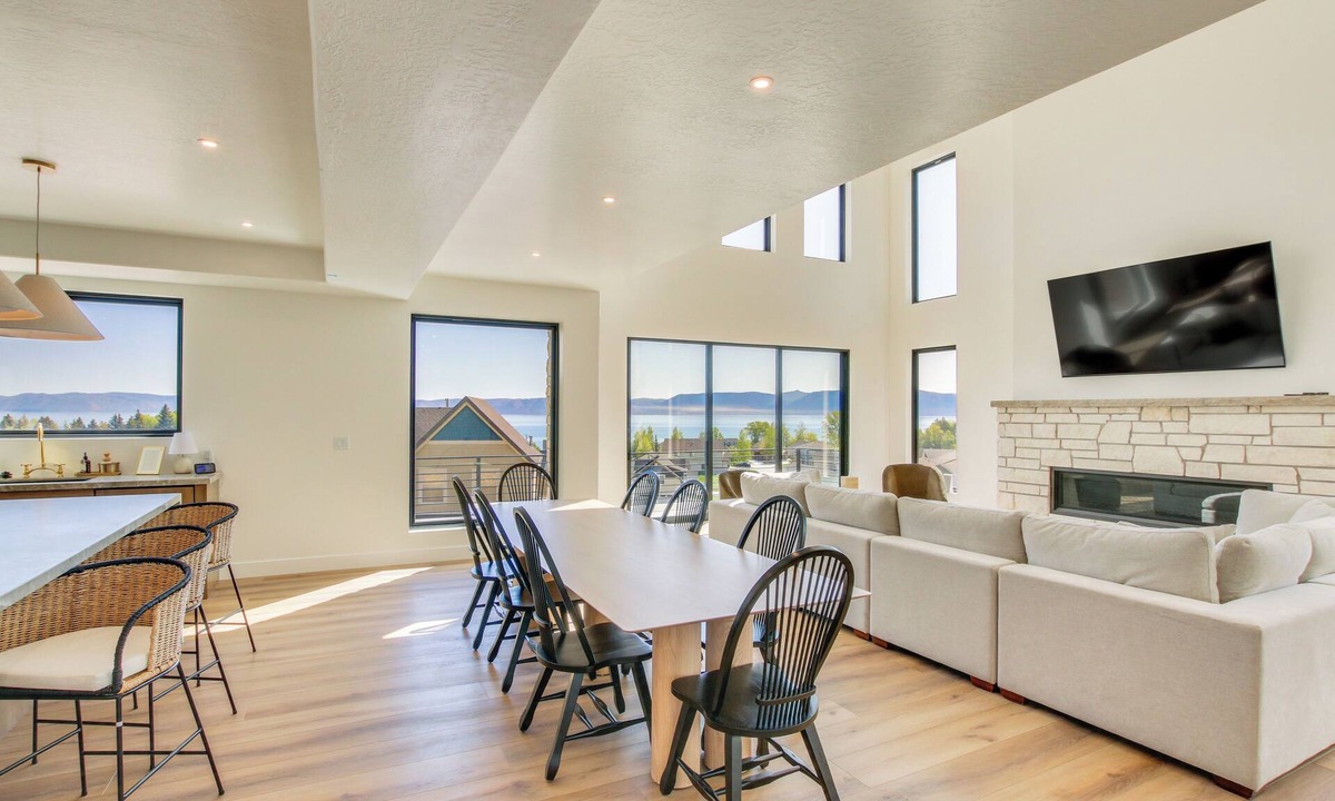 Garden City House | Luxe Retreat w/Theater Room: Walk to Bear Lake!