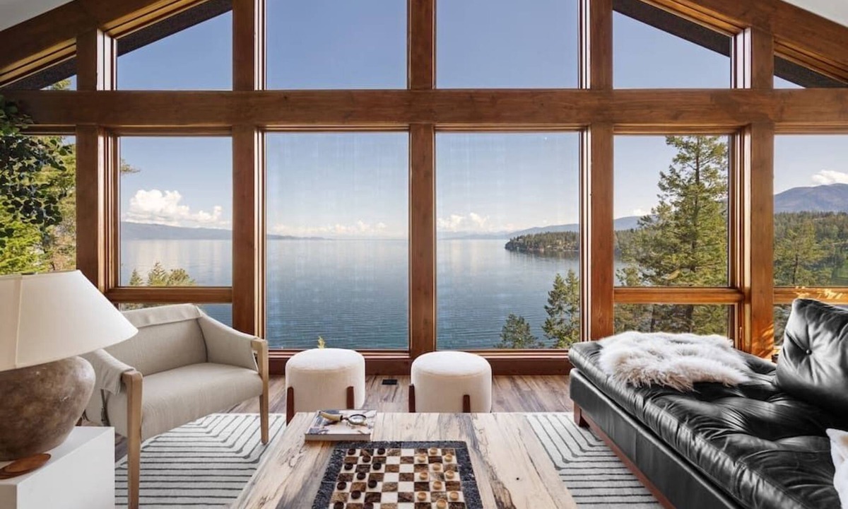 Finley Point House | Modern Mountain Lake House - 3 bedrooms + studio