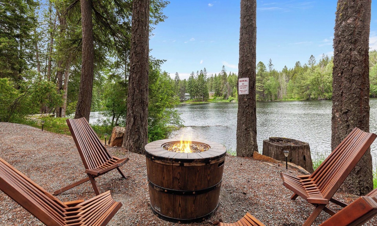 Blanchard House | New Listing! Lakeside Retreat | Fire Pit | Deck with Lake View