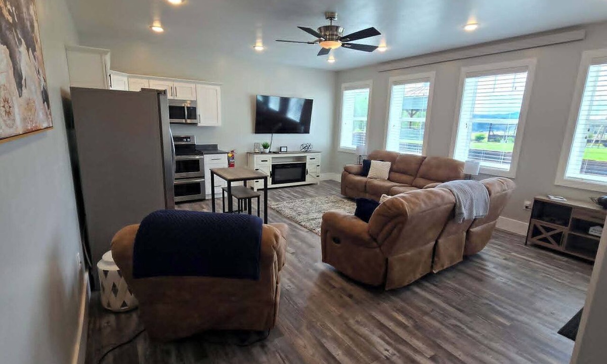 Thayne Apartment | Peaceful 1-bedroom apartment suite in Thayne perfect for a relaxing stay