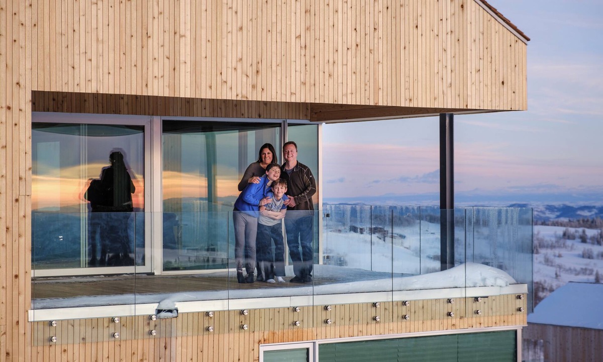 Powder Mountain House | PowMow! Top of World View-Winter Fun at Powder Mountain