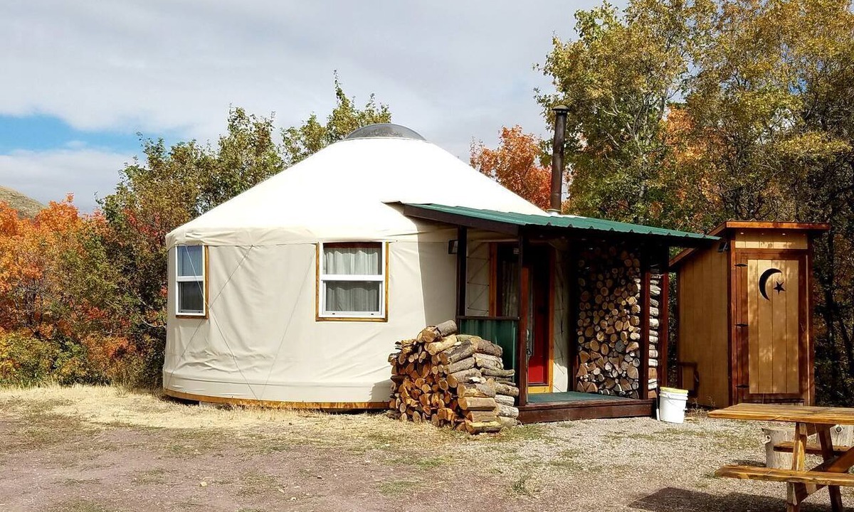 Pocatello Cabin | Secluded Cozy Yurt for Luxury Camping near Pocatello, Idaho