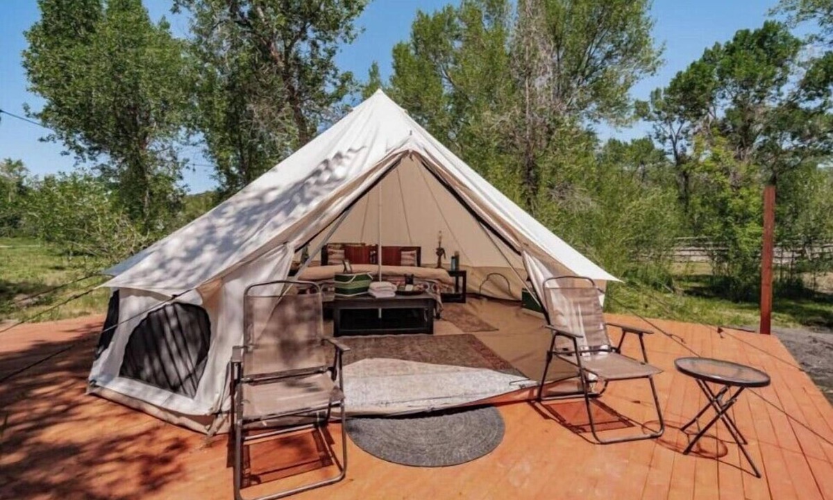 Ririe RV Rental | The Old Faithful Glamping YURT in Ririe Idaho