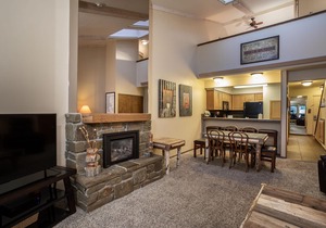 Waterfront condo w/fireplace, balcony & incredible views - Marina Cay Landing in Bigfork