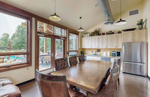 Hailey House | A charming, comfy townhome with patio views, cozy fireplace and more