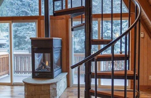 Warm Springs House | A-Frame chalet with an Italian touch