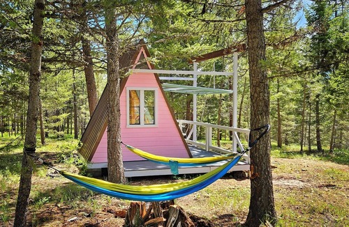 Missoula Cabin | A-Frame Glamping. Stargazing Near Missoula