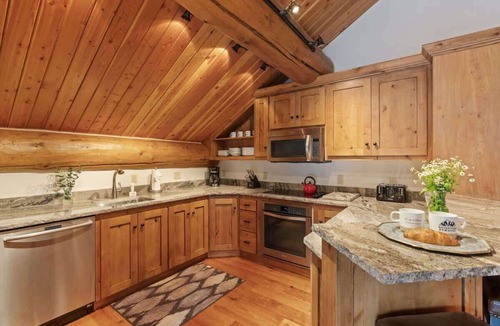 River Meadows House | Abode at Forest Edge, luxury log home, hot tub