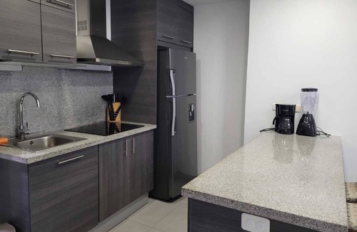 Bouvet Island Apartment | Airport-Ready 2BR Gem by Mall del Sol AC + Fitness + Fast WiFi