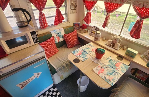 Monroe House | Alice in Wonderland themed, Vintage 1967 Oasis Camper/Glamper!
