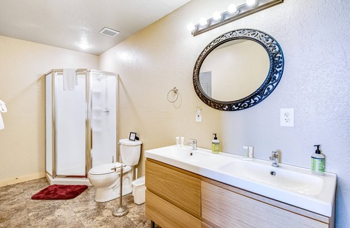 Harbor Village Cabin | Bear Lake Cabin w/ beautiful views & private hot tub- close to boating & trails