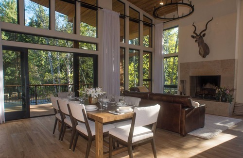 Warm Springs House | Beautiful Mountain Modern Home with well equipped kitchen. Perfect for families.