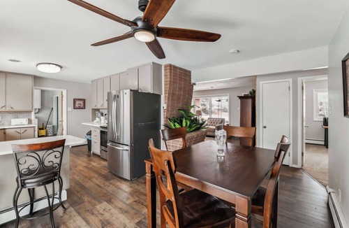 Cheyenne House | Cozy 3BR Home with BBQ Patio & Gym, Near Downtown