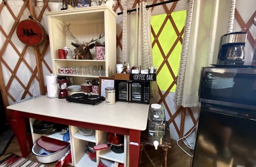 Rigby House | Deluxe Yurt Rental for Four near Snake River in Rigby, Idaho