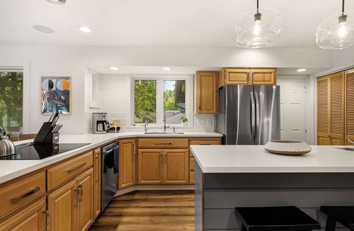 Sandpoint House | Dog-Friendly Beachfront Getaway, Hot Tub, Boat Lift