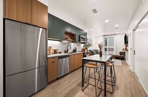 People's Freeway Apartment | Downtown Salt Lake City Modern Retreat - Views + Pool + Sauna