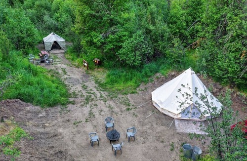 Swan Valley RV Rental | Glamp Palazzo at Camp Little Lemhi