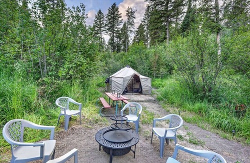 Swan Valley RV Rental | Glamp Palazzo at Camp Little Lemhi