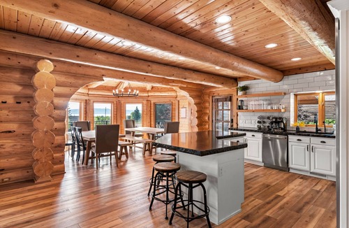 St. Charles Cabin | Green Canyon Estates-2 homes, hot tub, indoor sports court, 2 theater rooms