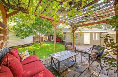 Depot Bench House | #HabitueHomes - The Gathering Place | Dog Friendly