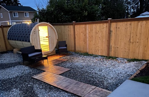 South Tacoma House | Historic 1910 Tacoma Home Stunning City Views Full Remodel Jacuzzi and Sauna