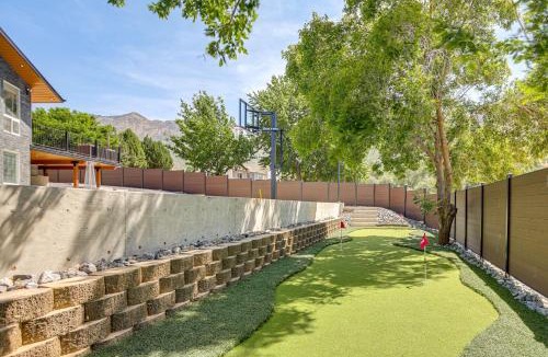 North Ogden House | Hot Tub, Game Room, Putting Green! Ogden Oasis