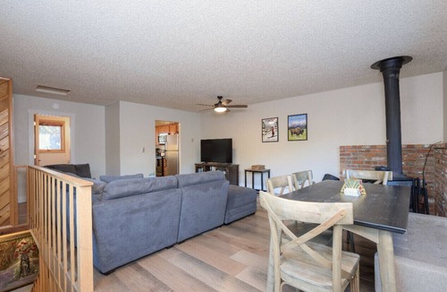 Big Sky Condo | Hot tub, Sauna, summer Pool in The Great Outdoors! Clean & comfy beds.