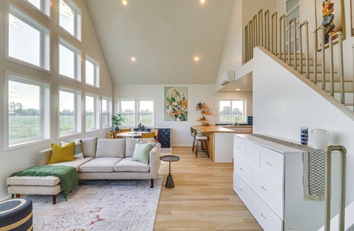 Creston Cottage | Kalispell Mountain Getaway w/Hot Tub & Fire Pit!