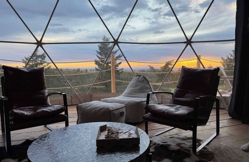 Ririe House | Kelly Canyon Geodesic Dome - Valley View
