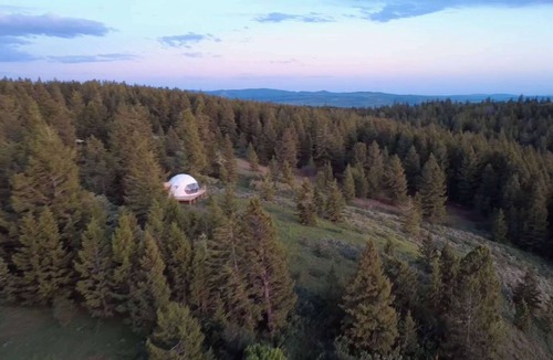 Ririe House | Kelly Canyon Geodesic Dome - Valley View