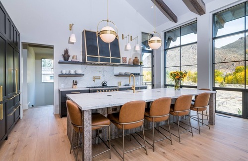 Hulen Meadows House | Ketchum Home with Hot Tub, Fireplaces, Pool Table, Mountain Views!