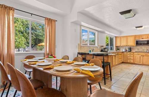 Northeast Heights House | Luxury Amenity Paradise! Sleeps 18 - Pool, Hot Tub, Game Room, Golf, Fire Pit!