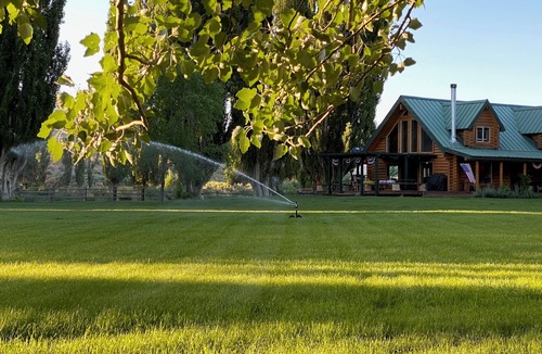 Denio Junction Cabin | Modern Log Cabin on a historic cattle ranch in Northern Nevada.