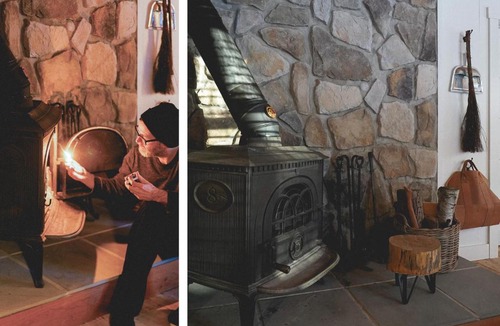 Alanson House | NEW! Log cabin retreat with modern updates sleeps 14
