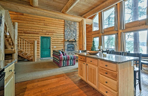 New Meadows Cabin | New Meadows Log Cabin on 9 Acres - Near Brundage!