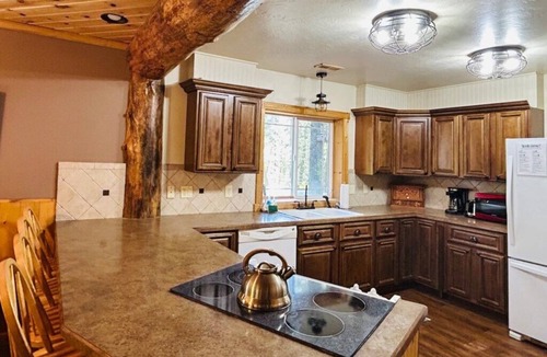 Island Park Cabin | Pinecrest Family Summer Retreat Kid Playroom and Game Room
