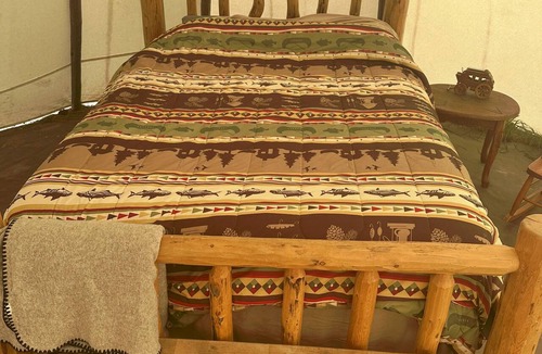 Saddlestring House | Raven Tipi, Rustic "Raven" Tipi by Bighorn Mountains