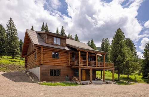 Gallatin Gateway House | Rustic no more. The cabin is officially hot-hot!