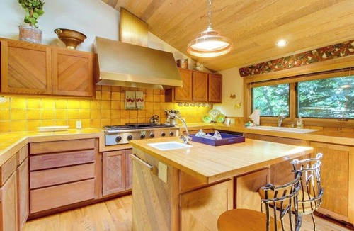 Warm Springs House | Secluded family home near the slopes of Bald Mountain with private hot tub