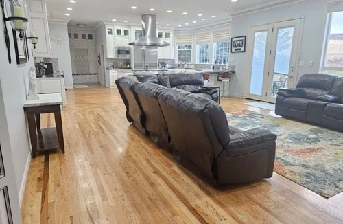 Pocatello House | Spacious 5BR Buckskin Rd: Mt Views, Chefs Kitchen, 3 Living Areas, 8mi to Dining