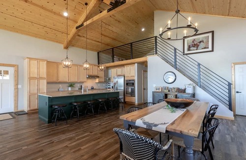 Star Valley Ranch House | Spacious Mountain-View Retreat with Deck Slide & Jacuzzi near Outdoor Trails in Lincoln, Wyoming