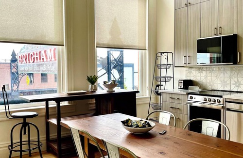 Brigham City Apartment | Stunning new loft in historic Union Block. Brand new, walk to everything.