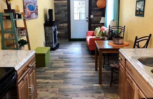Palisades Cabin | Stylish Tiny House Vacation Rental in Swan Valley, ID near Jackson Hole