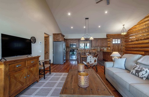 Driggs House | Teton Homestead: Log Cabin on 4 Acres w/Hot Tub