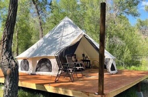 Ririe RV Rental | The Old Faithful Glamping YURT in Ririe Idaho