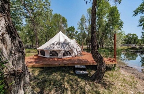 Ririe RV Rental | The Old Faithful Glamping YURT in Ririe Idaho