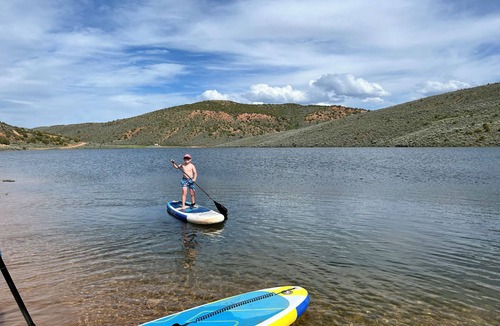 Rich County RV Rental | Unplug and unwind in our secluded off-grid glamping dome, nestled by a private lake. Enjoy the peace and quiet with all the comforts of home.